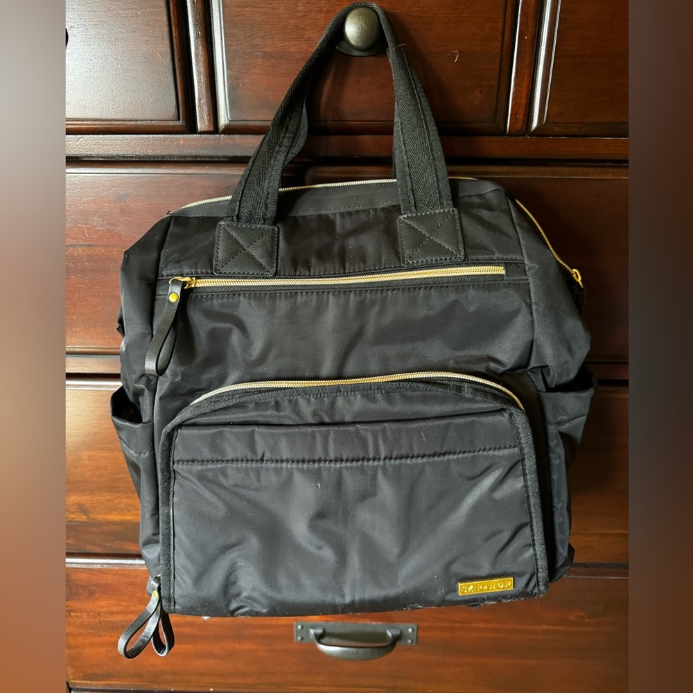 Skip Hop Mainframe wide open backpack diaper bag
